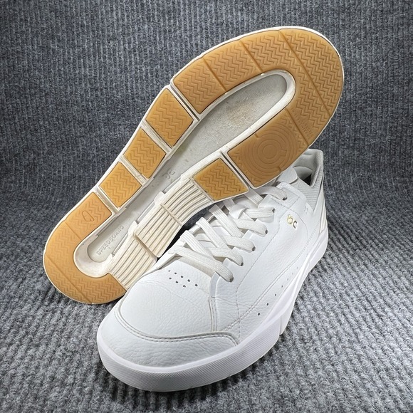 On The Roger Centre Court Women's Size 9 Neutral Arctic Pearl Tennis Shoes - Picture 10 of 12